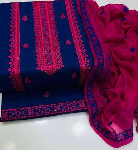 luxury Dresses stuff cotton Embroidery 