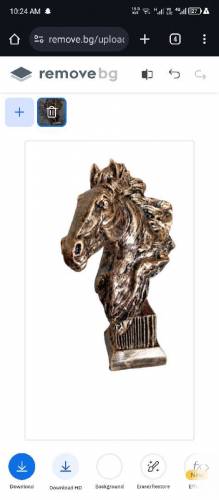 antique horse head sculpture golden statue for room decorating item 