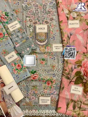 HEAVY EMBROIDERY LAWN SUIT