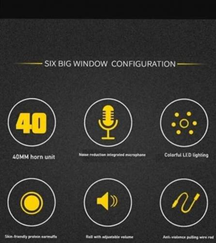 gaming headphones set 