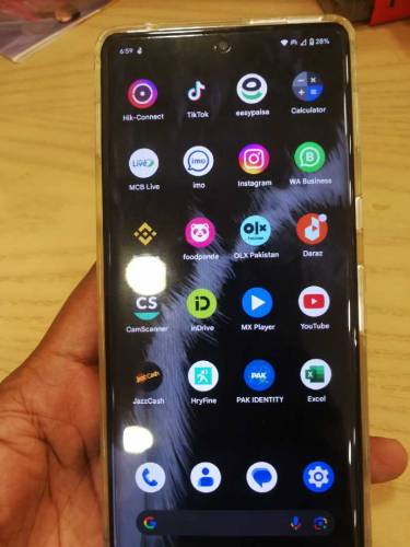 Google pixel 7 pro sim time over