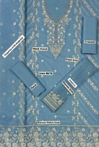 Unstitched  women's clothes 