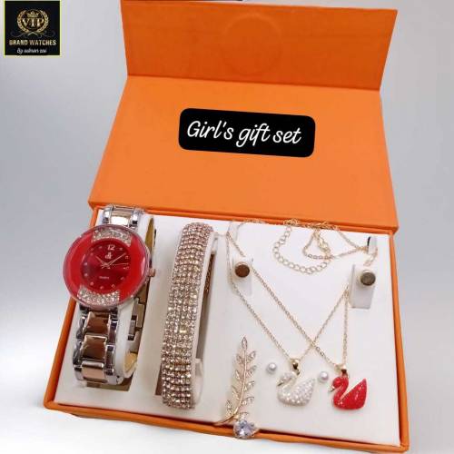HI QUALITY DK GIRLS STONE JEWELRY WATCH BRASS METEL CHIN