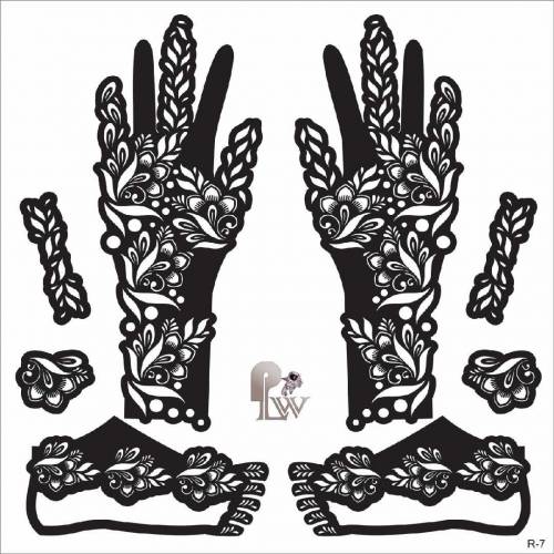 Mehandi stencils