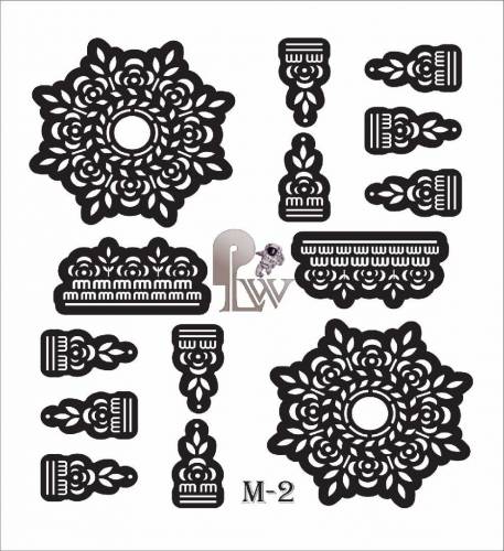 Mehandi stencils