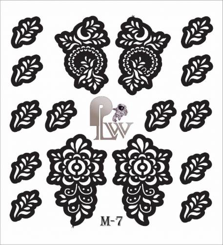 Mehandi stencils