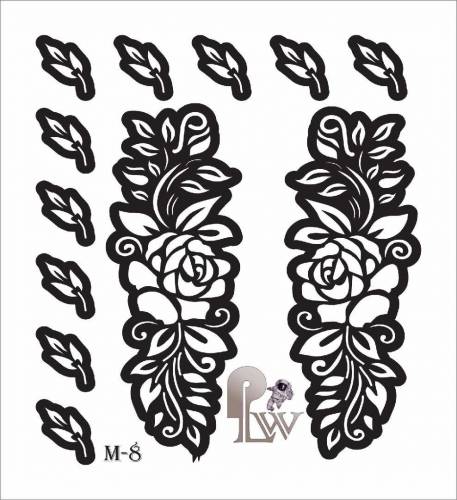 Mehandi stencils