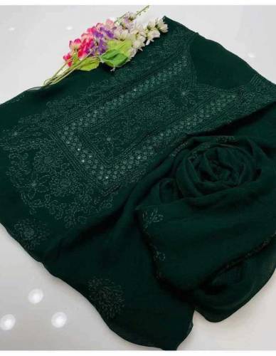 New Collection of shadow sheesha Total hand embroidery Shirt Dupatta P