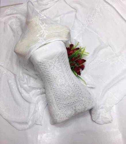 New Collection of shadow sheesha Total hand embroidery Shirt Dupatta P