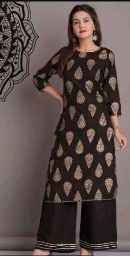 2 Pcs Women's Stitched Silk Printed Suit