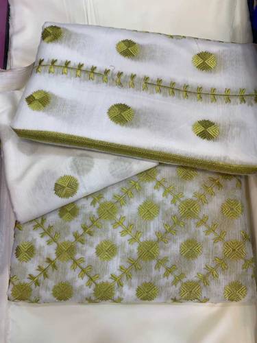   Unstitched Khadi lawn 3pc 4500 with stiching 6500