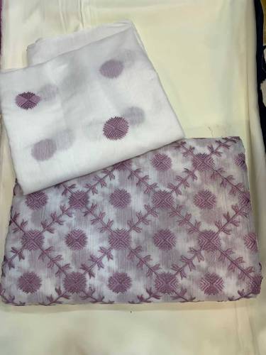   Unstitched Khadi lawn 3pc 4500 with stiching 6500