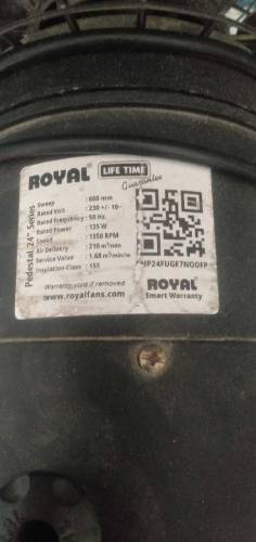 stand fan 6month used 