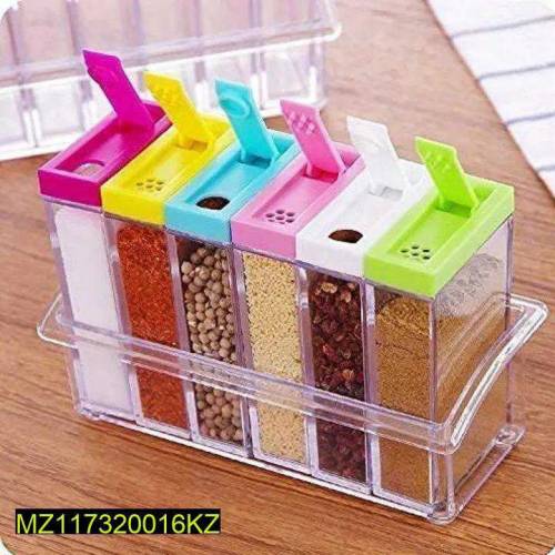 Transparent spices jar