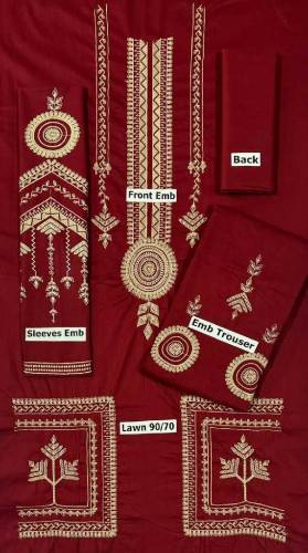  Unstitched women's clothes 
