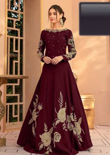 Heavy Embroidery Neck Line ,Sleeves & Bottom Maxi