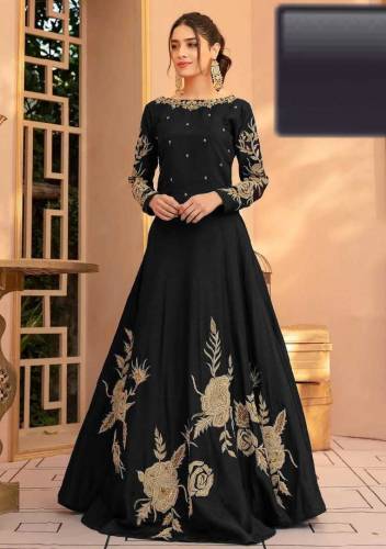 Heavy Embroidery Neck Line ,Sleeves & Bottom Maxi