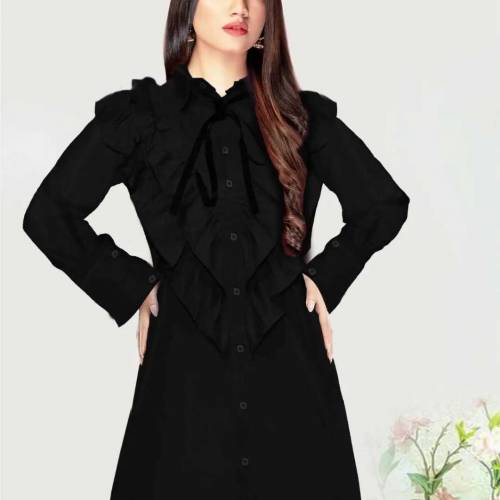 beautiful black kurti