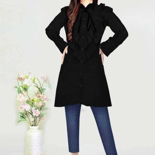 beautiful black kurti