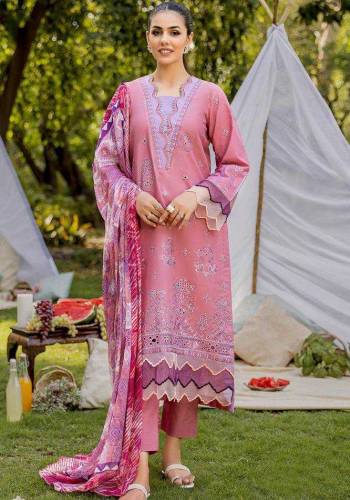  3 Pcs Unstitched Suit 