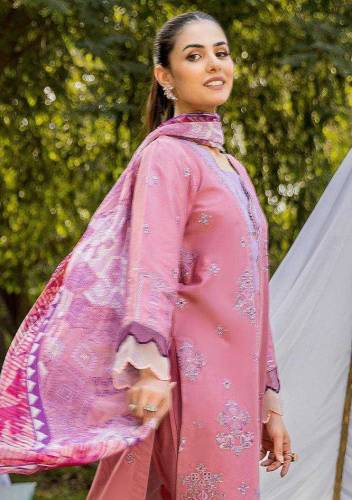  3 Pcs Unstitched Suit 