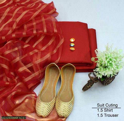 •  Fabric: Silk•  Shirt Front: Plain
