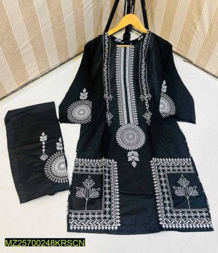 arabic lawn printed 2pc