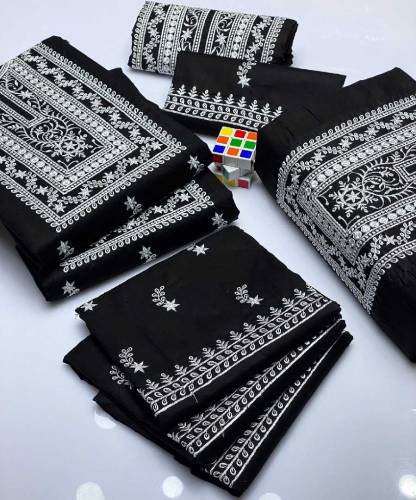 3 pic Full Embroidered cotton dress 😍😍