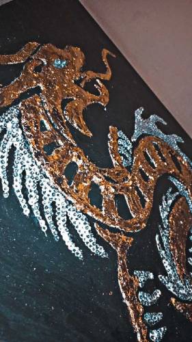 Dragon Textured Art 
