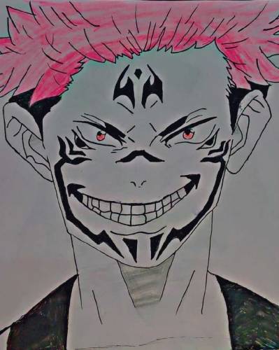 sukuna drawing 