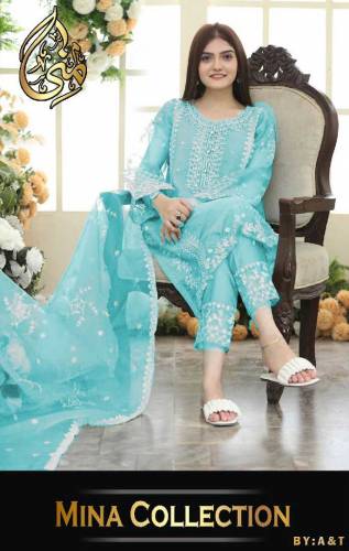 Unstitched lawn suits 