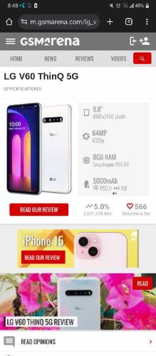 Lg v60 thinq 5g original japan mobile 