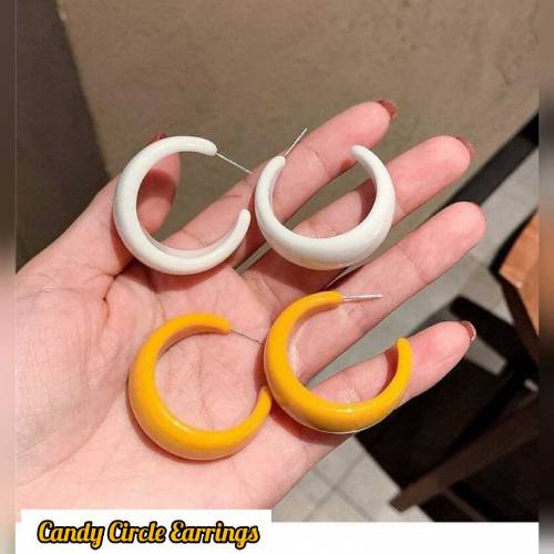 Candy Circle Earrings 