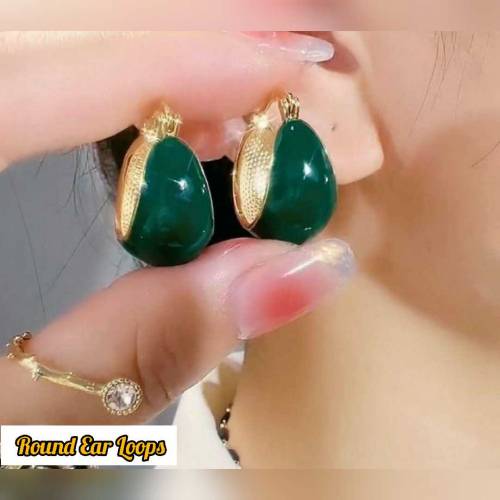 Round Ear Loops/Earrings 