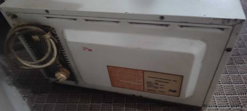microwave oven working condition. 