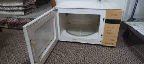 microwave oven working condition. 