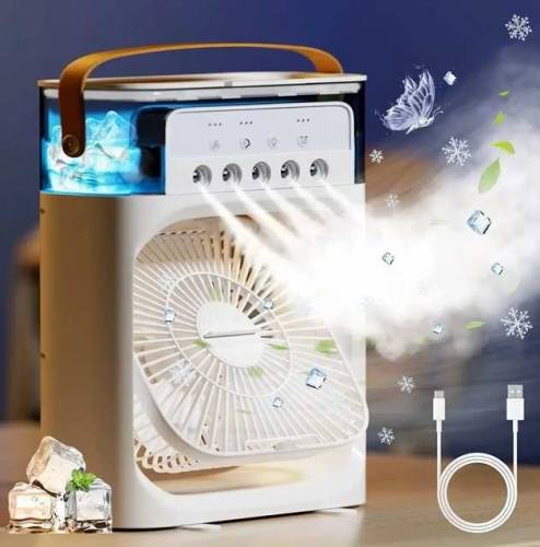 Portable Air Conditioner Fan, Mini Evaporative Air Cooler with 7 Color