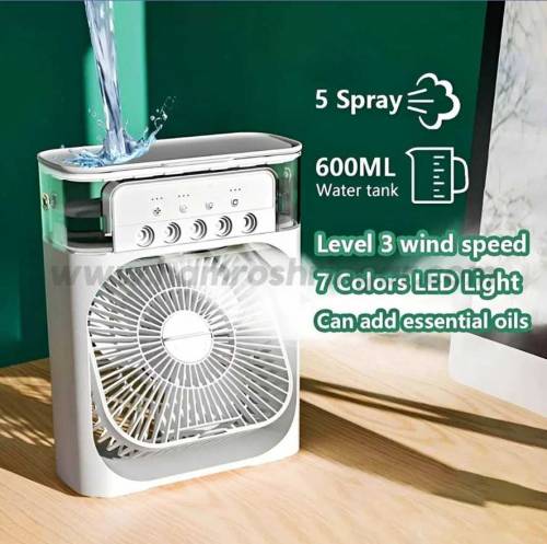 Portable Air Conditioner Fan, Mini Evaporative Air Cooler with 7 Color