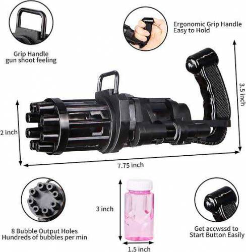 8 hole electric bubble gun 🔫
