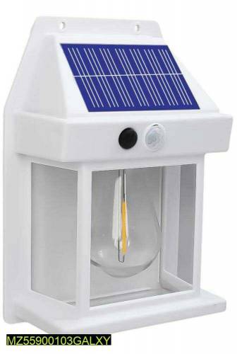 Solar motion sensor outdoor wall light 