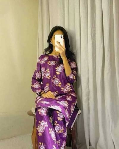 2 PCs women's stitched linen Printed suit ✨🕊️