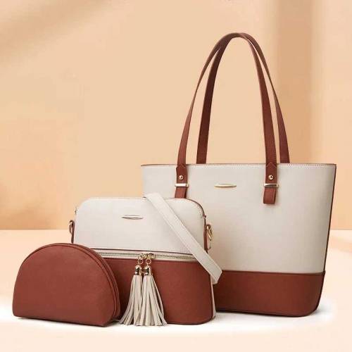 3 pcs Retro Style Hand Bag For Women / Girls Lastest Design 