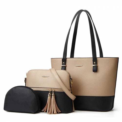 3 pcs Retro Style Hand Bag For Women / Girls Lastest Design 