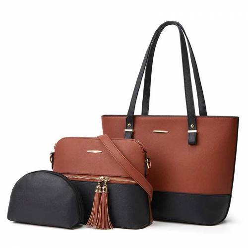 3 pcs Retro Style Hand Bag For Women / Girls Lastest Design 