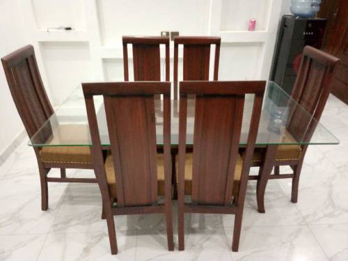 bed with dressing table with dianing table