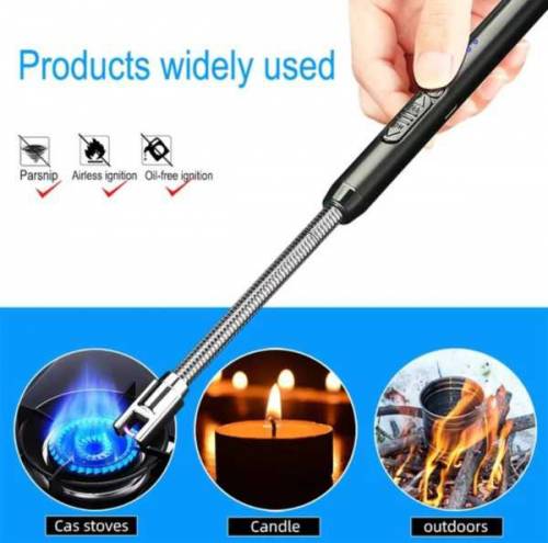 Legther with USB charger flame Less 