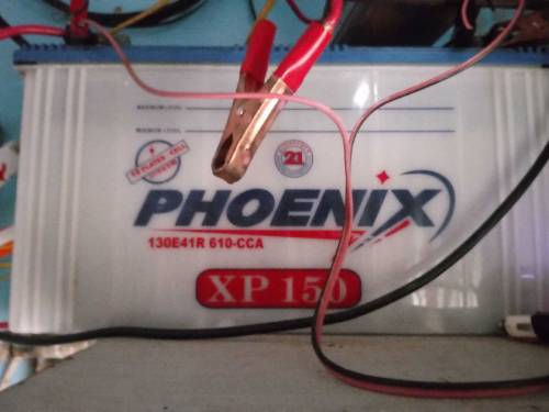 Phoenix battery 150 new condition 1 month use ki ha 