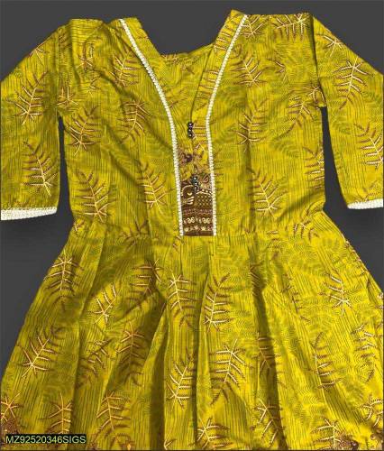 lawn frocks with trouser 