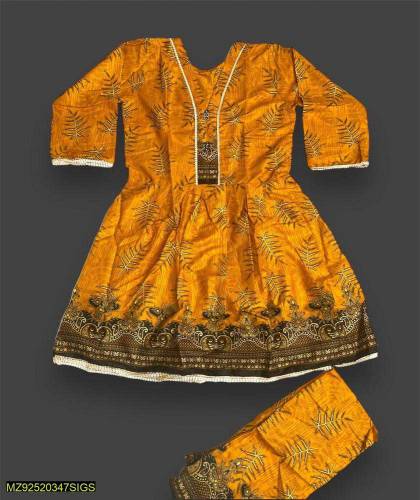 lawn frocks with trouser 