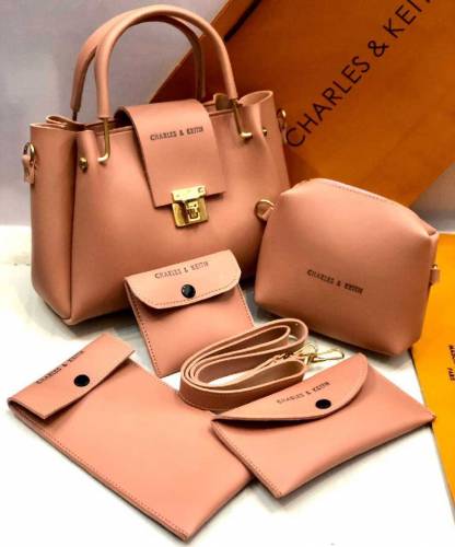 Charles&keith Good quality 5 pcs beautiful handbag 👜